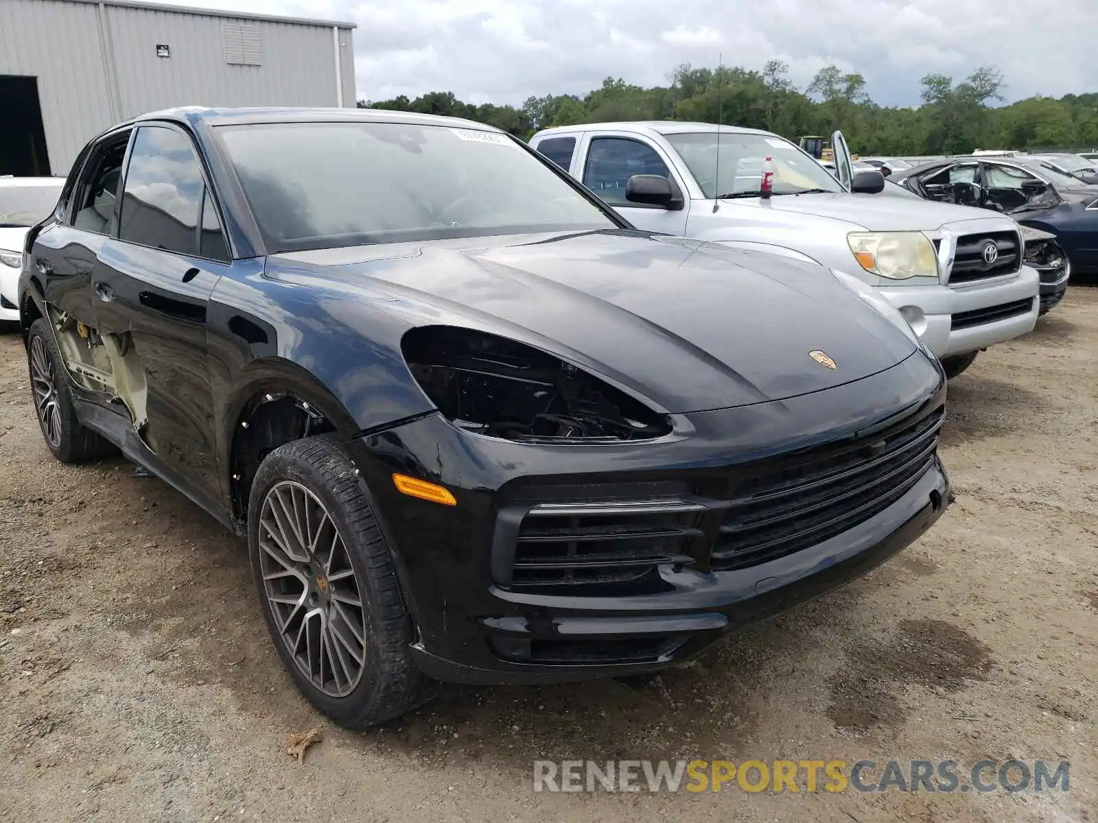 1 Photograph of a damaged car WP1AA2AY6KDA17607 PORSCHE CAYENNE 2019