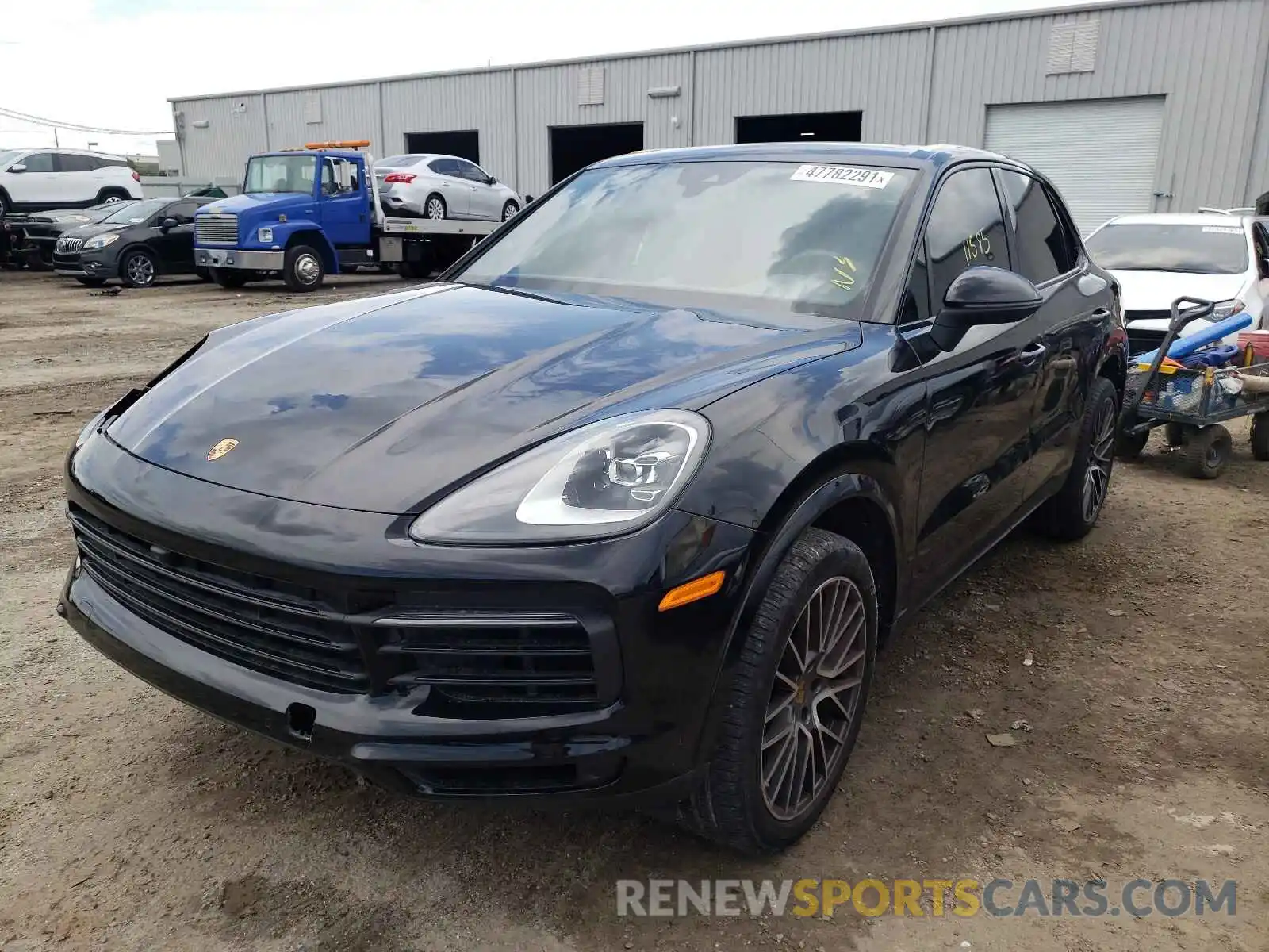 2 Фотография поврежденного автомобиля WP1AA2AY6KDA17607 PORSCHE CAYENNE 2019