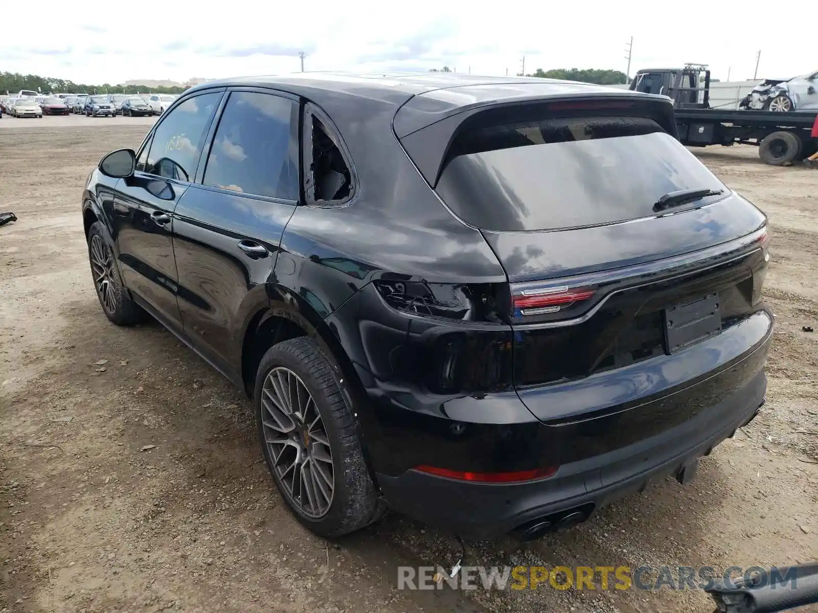 3 Фотография поврежденного автомобиля WP1AA2AY6KDA17607 PORSCHE CAYENNE 2019