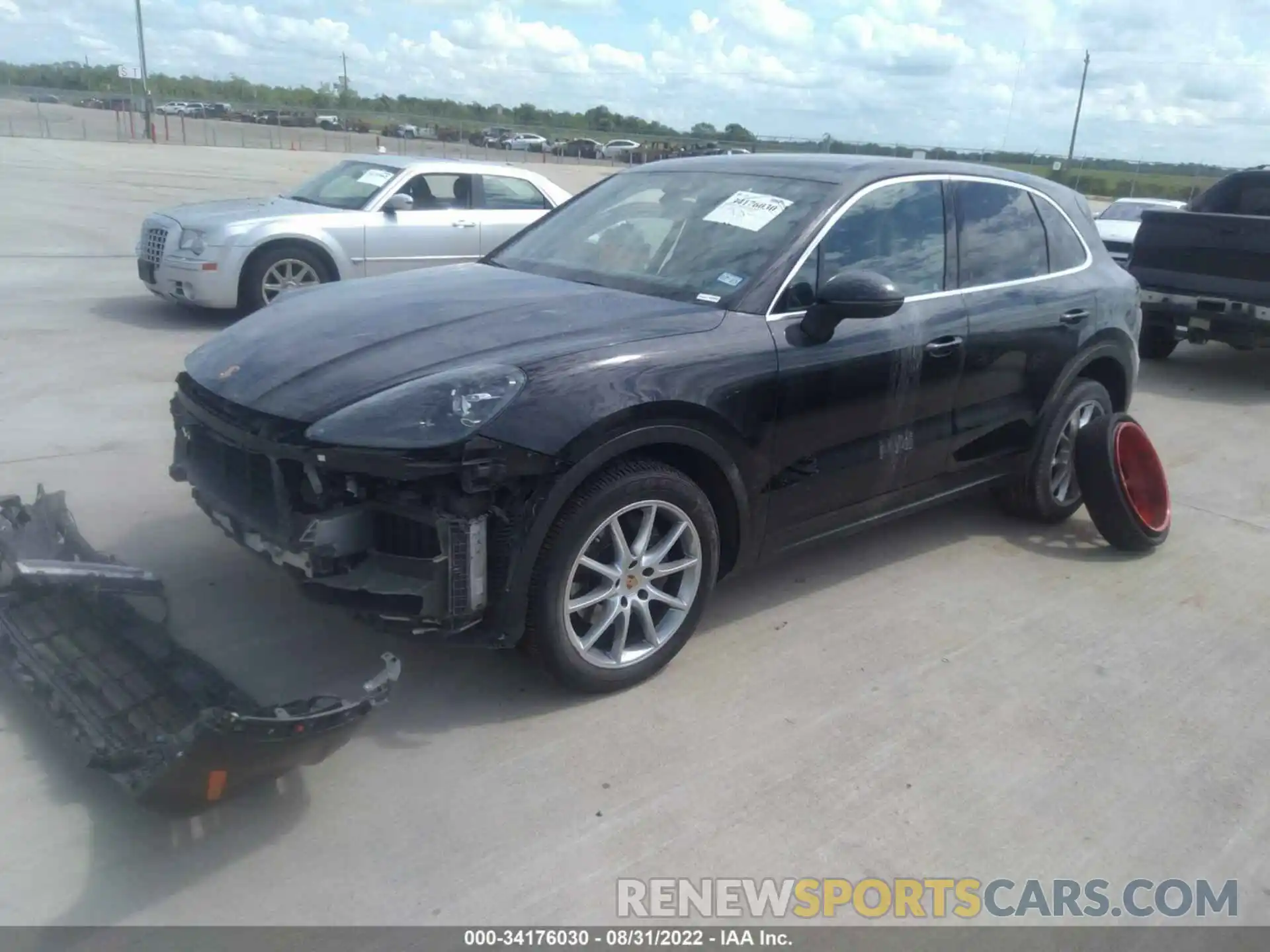 2 Photograph of a damaged car WP1AA2AY6KDA18112 PORSCHE CAYENNE 2019