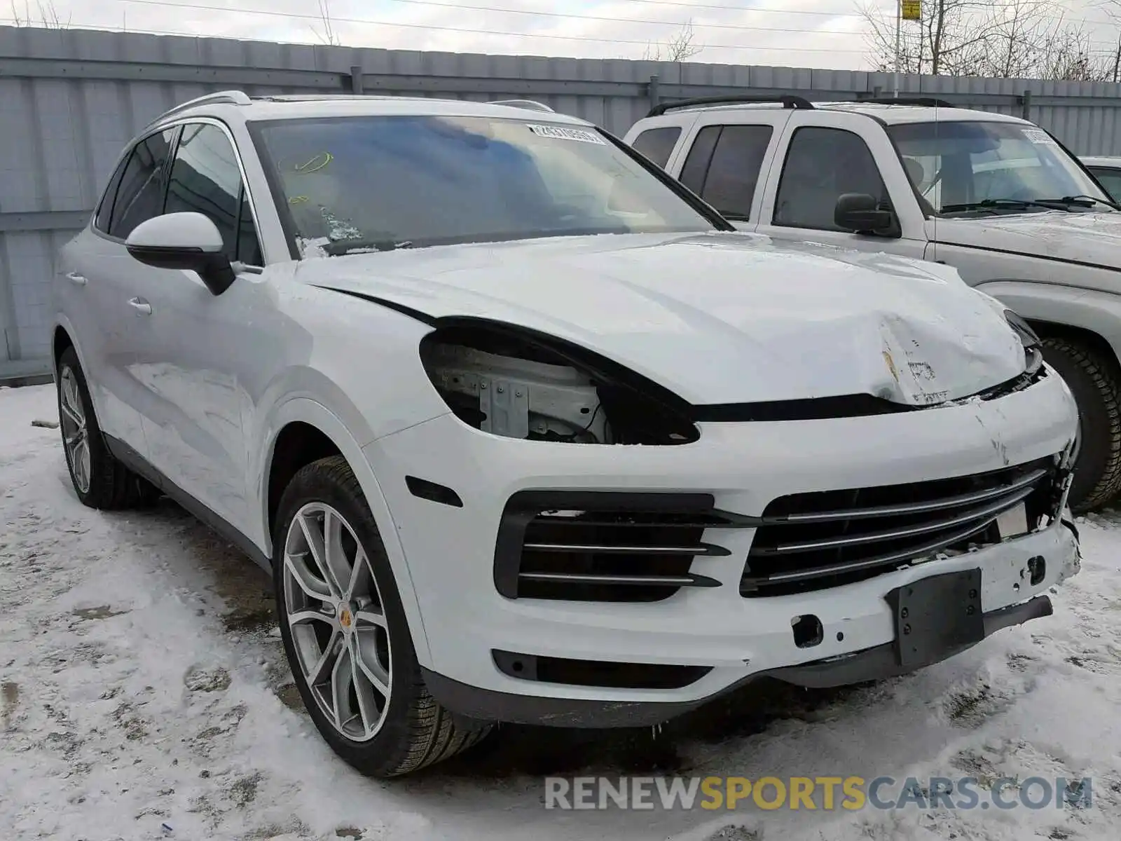 1 Photograph of a damaged car WP1AA2AY7KDA01576 PORSCHE CAYENNE 2019