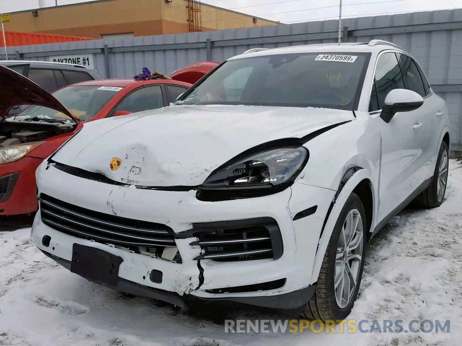 2 Фотография поврежденного автомобиля WP1AA2AY7KDA01576 PORSCHE CAYENNE 2019