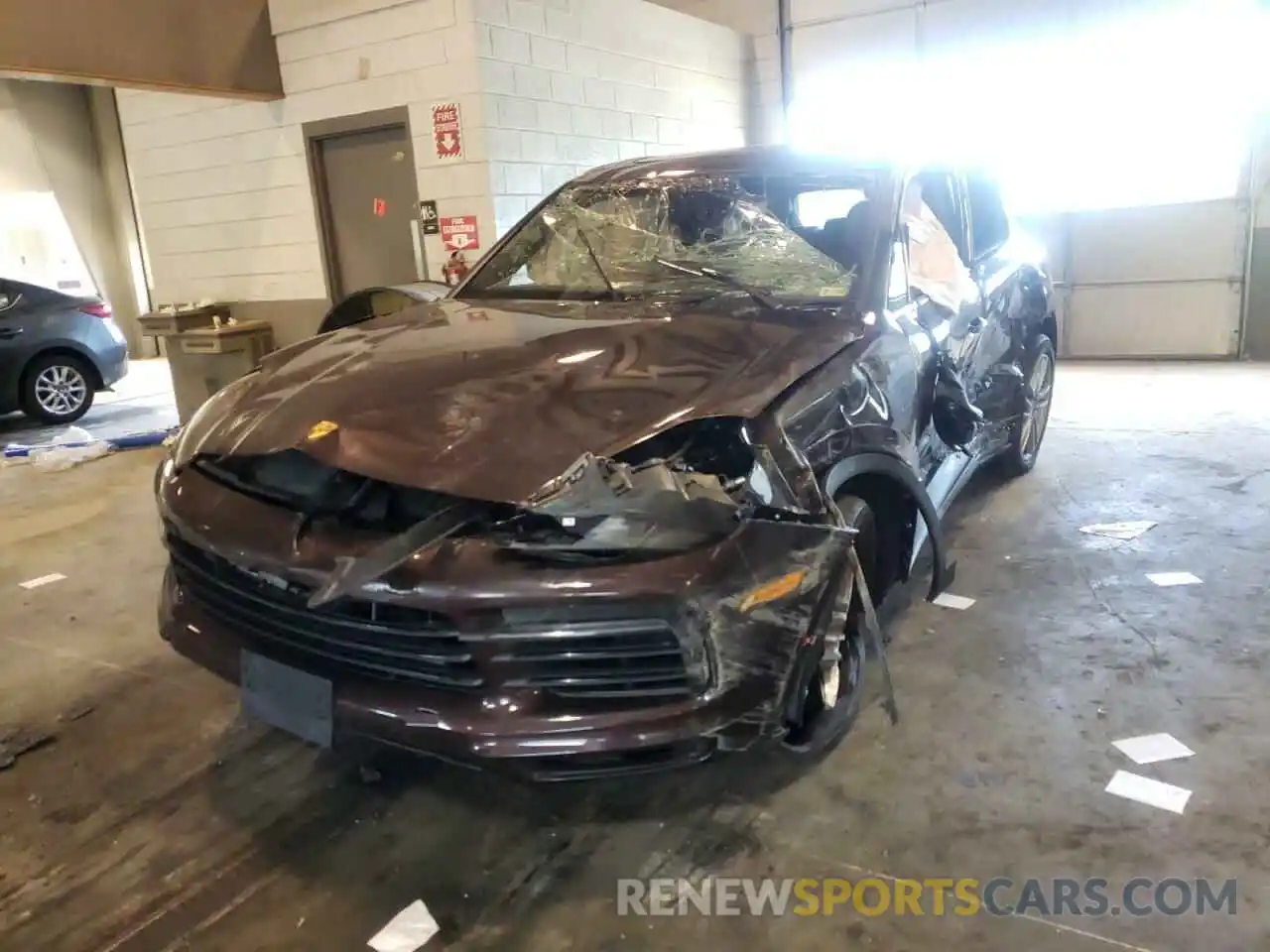 2 Photograph of a damaged car WP1AA2AY7KDA03599 PORSCHE CAYENNE 2019