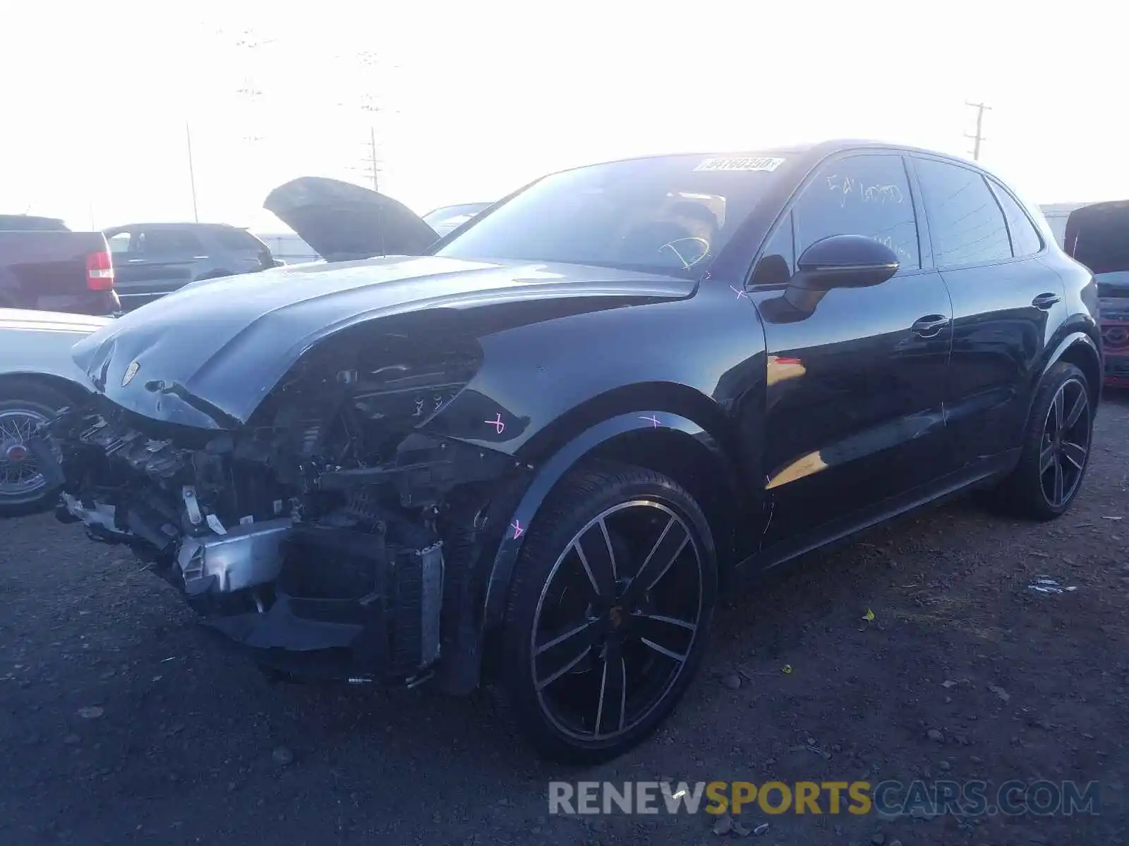 2 Photograph of a damaged car WP1AA2AY7KDA05790 PORSCHE CAYENNE 2019