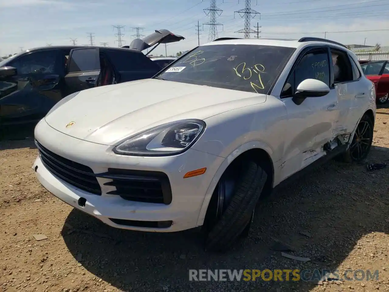 2 Photograph of a damaged car WP1AA2AY7KDA05806 PORSCHE CAYENNE 2019