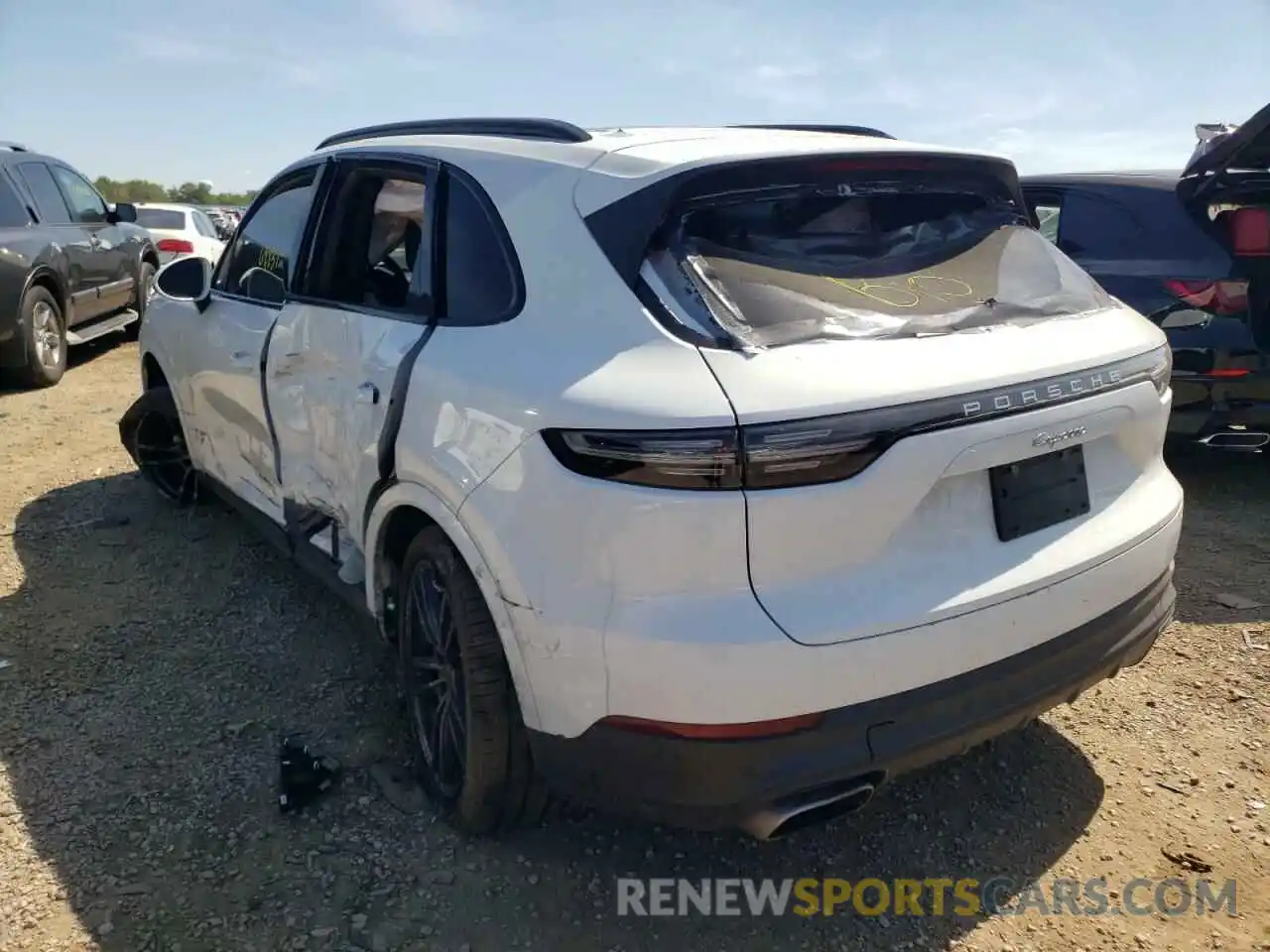 3 Photograph of a damaged car WP1AA2AY7KDA05806 PORSCHE CAYENNE 2019