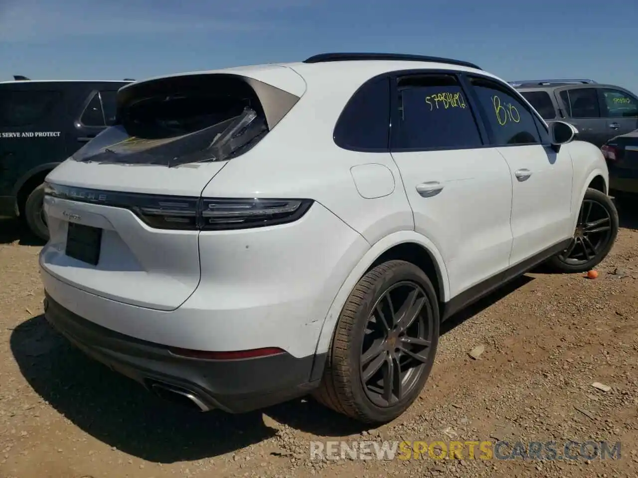 4 Photograph of a damaged car WP1AA2AY7KDA05806 PORSCHE CAYENNE 2019