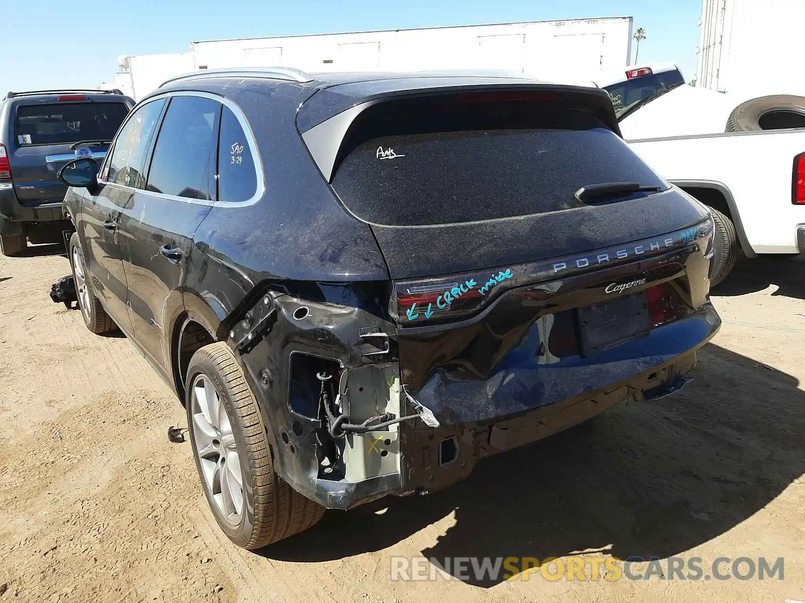 3 Photograph of a damaged car WP1AA2AY7KDA08947 PORSCHE CAYENNE 2019