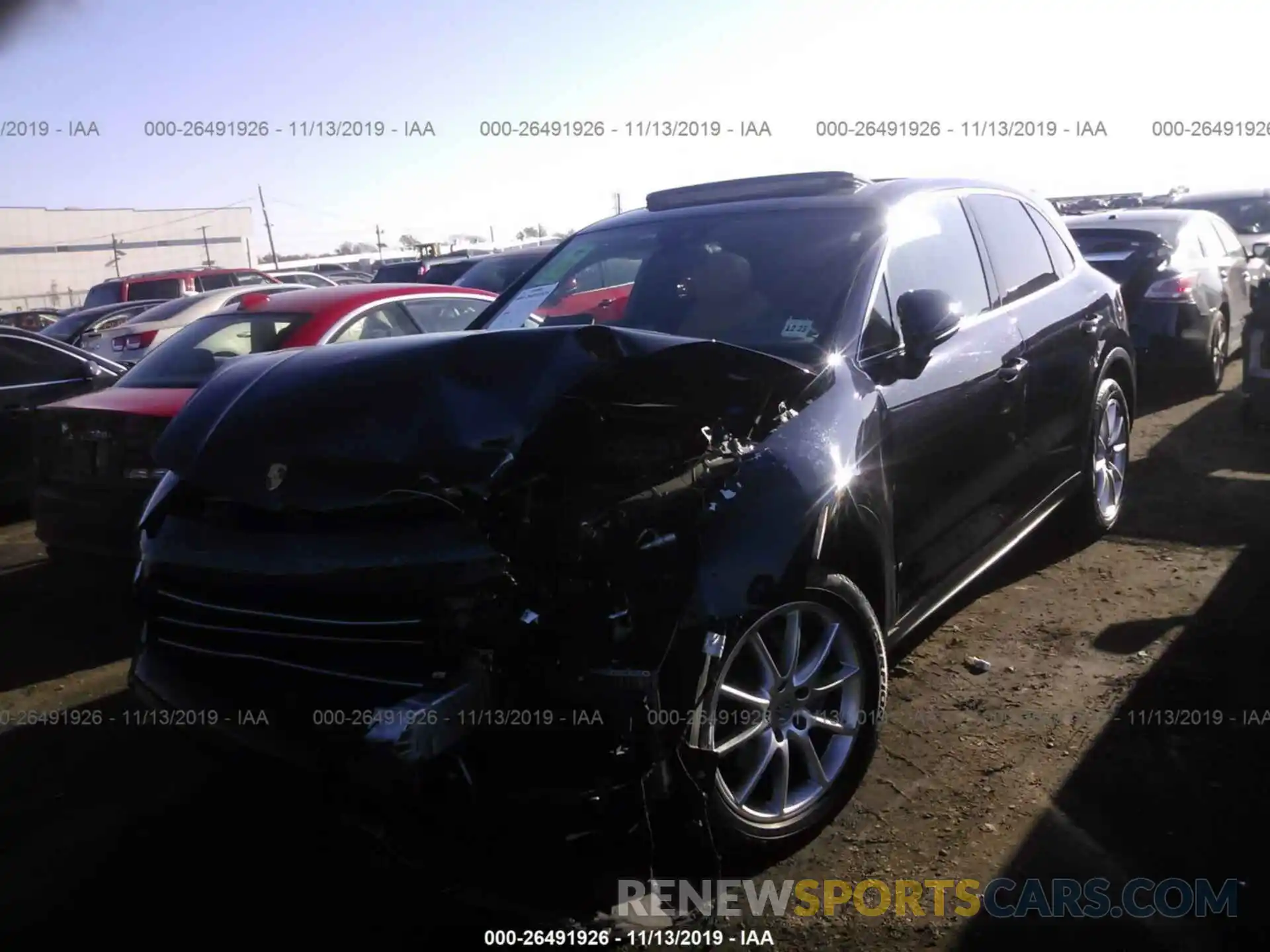 2 Photograph of a damaged car WP1AA2AY7KDA09581 PORSCHE CAYENNE 2019