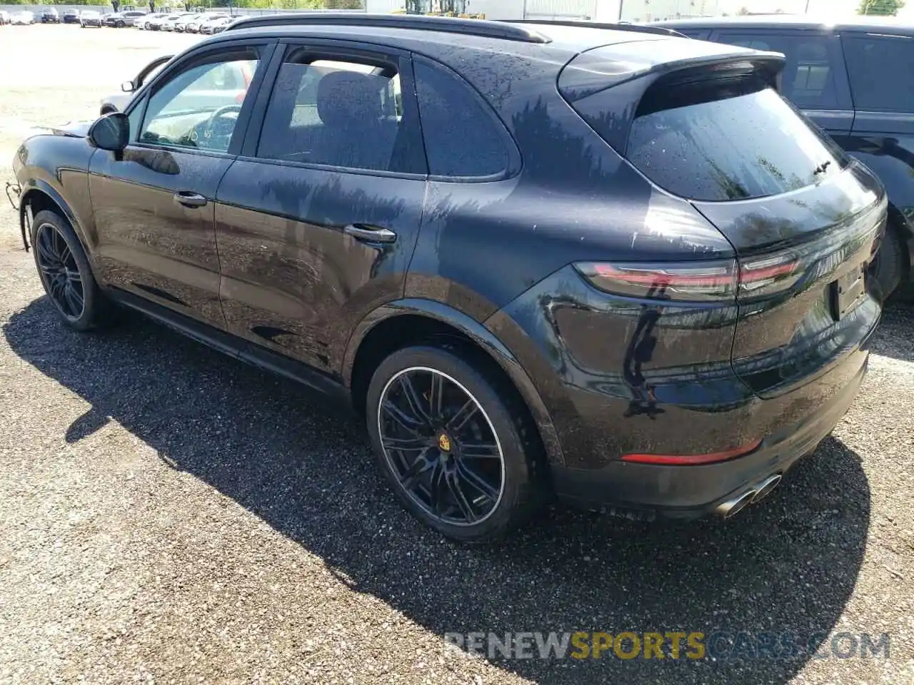 3 Photograph of a damaged car WP1AA2AY7KDA10309 PORSCHE CAYENNE 2019