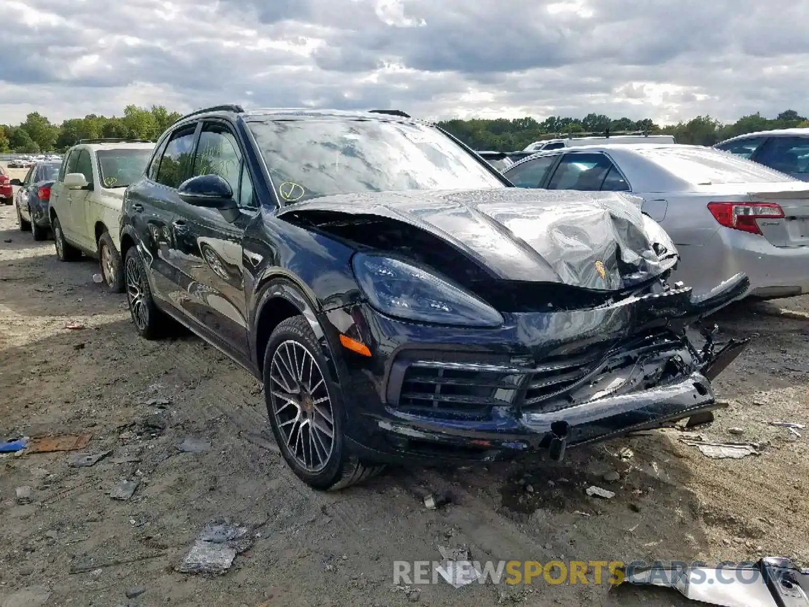 1 Photograph of a damaged car WP1AA2AY7KDA10715 PORSCHE CAYENNE 2019