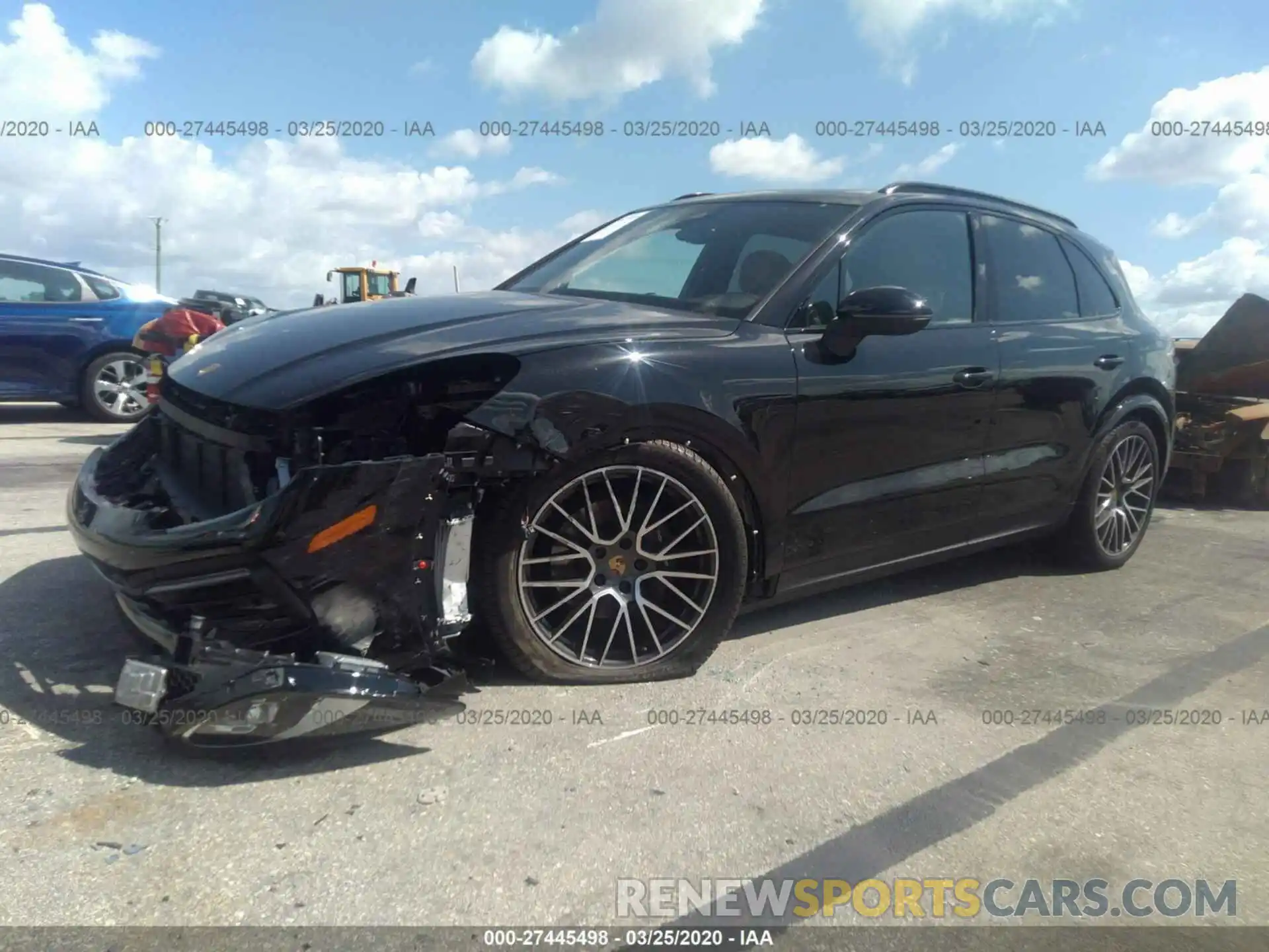 2 Photograph of a damaged car WP1AA2AY7KDA14375 PORSCHE CAYENNE 2019