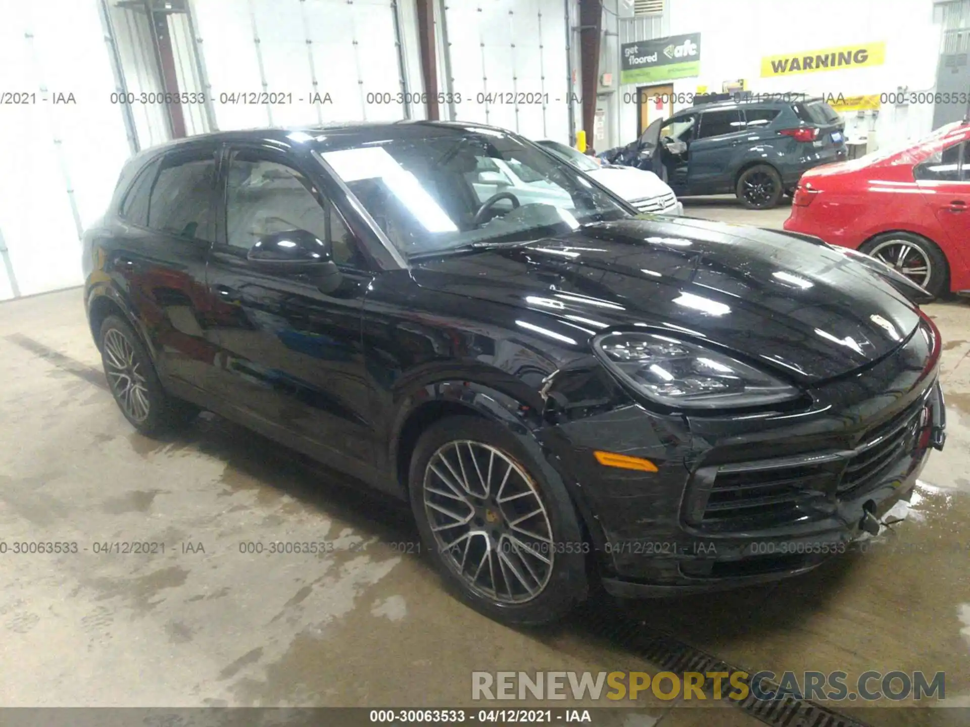 1 Photograph of a damaged car WP1AA2AY7KDA15106 PORSCHE CAYENNE 2019