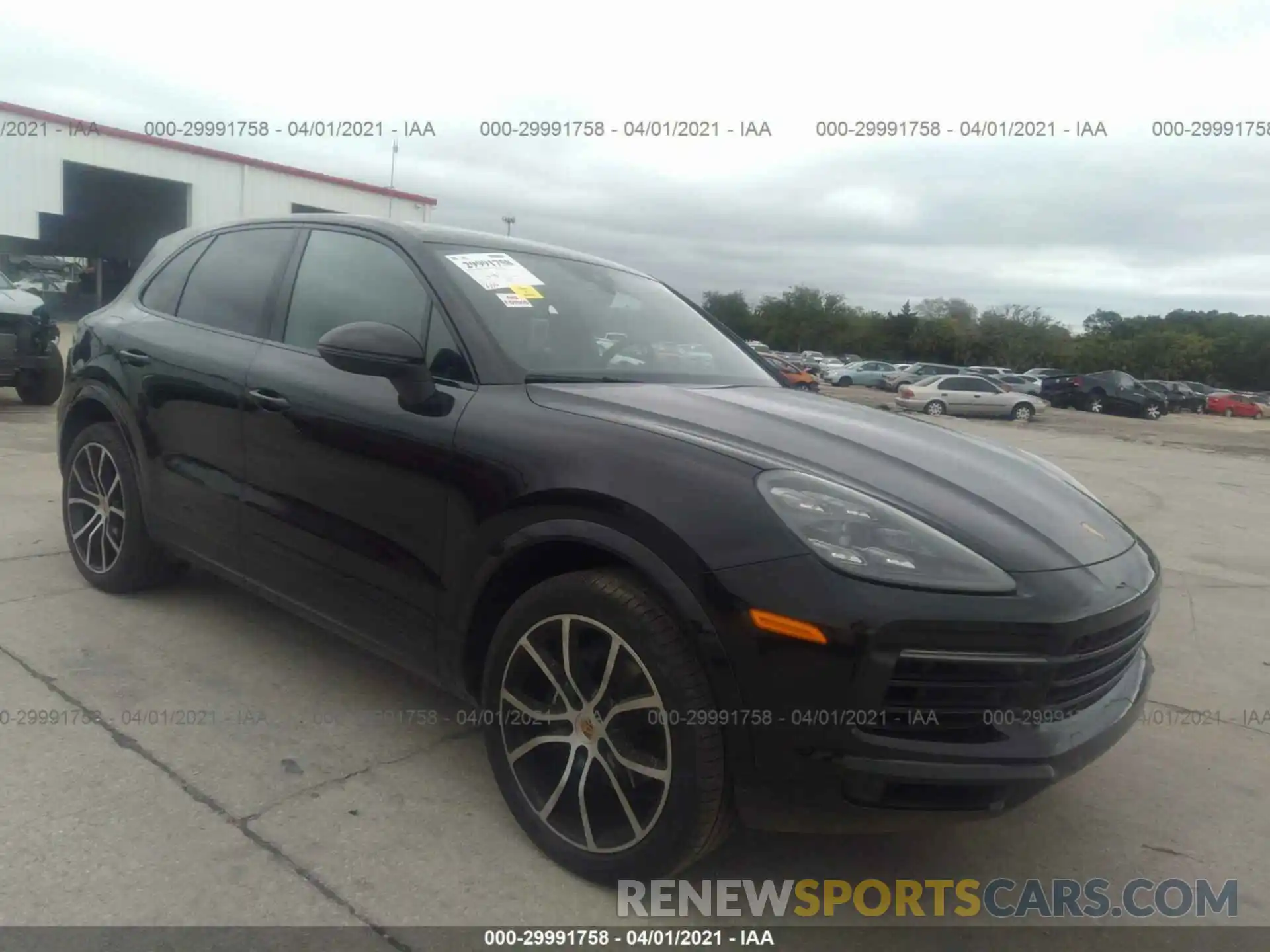 1 Photograph of a damaged car WP1AA2AY7KDA15686 PORSCHE CAYENNE 2019