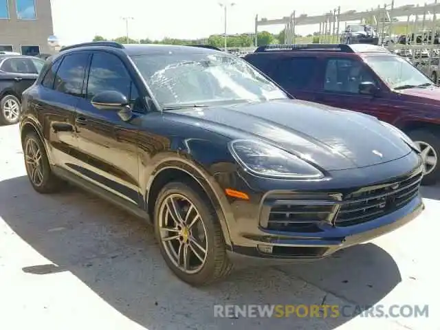 1 Photograph of a damaged car WP1AA2AY7KDA16384 PORSCHE CAYENNE 2019