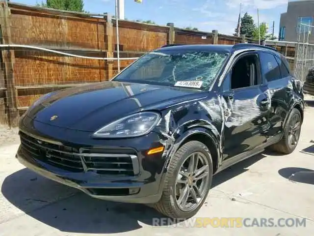 2 Photograph of a damaged car WP1AA2AY7KDA16384 PORSCHE CAYENNE 2019