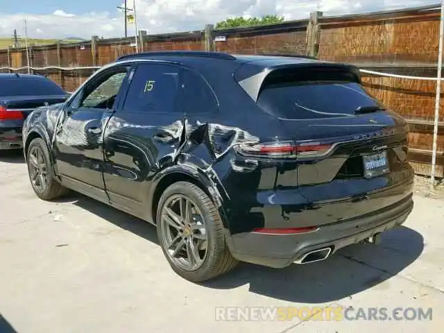 3 Фотография поврежденного автомобиля WP1AA2AY7KDA16384 PORSCHE CAYENNE 2019