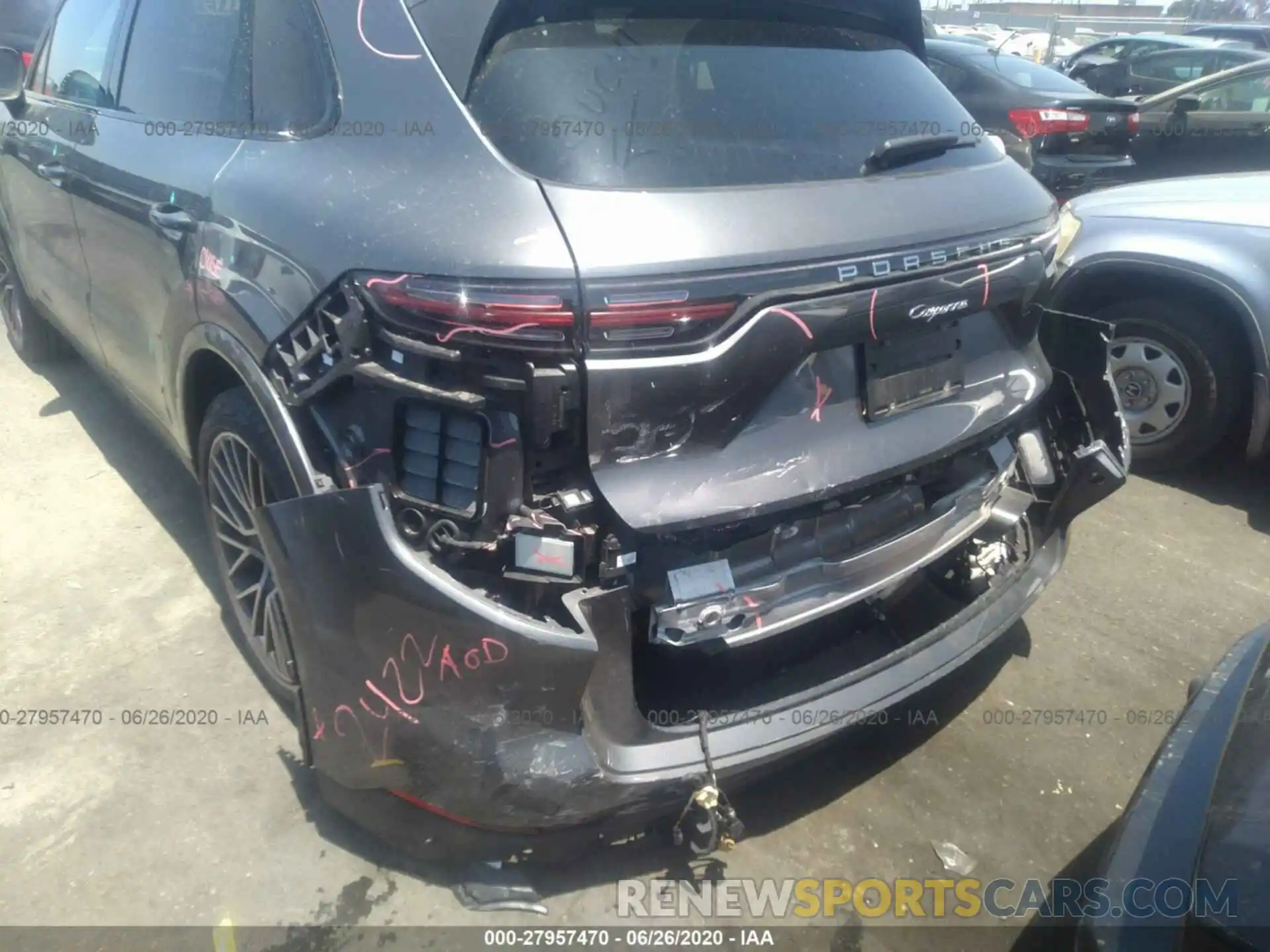 6 Photograph of a damaged car WP1AA2AY7KDA16904 PORSCHE CAYENNE 2019