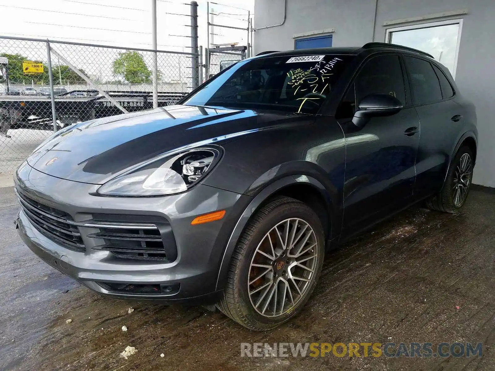 2 Фотография поврежденного автомобиля WP1AA2AY7KDA17485 PORSCHE CAYENNE 2019