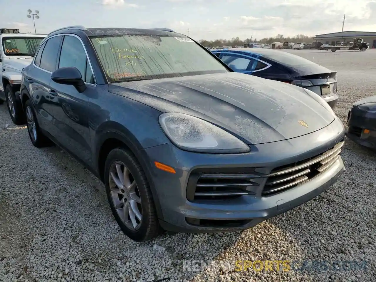 1 Photograph of a damaged car WP1AA2AY7KDA17812 PORSCHE CAYENNE 2019