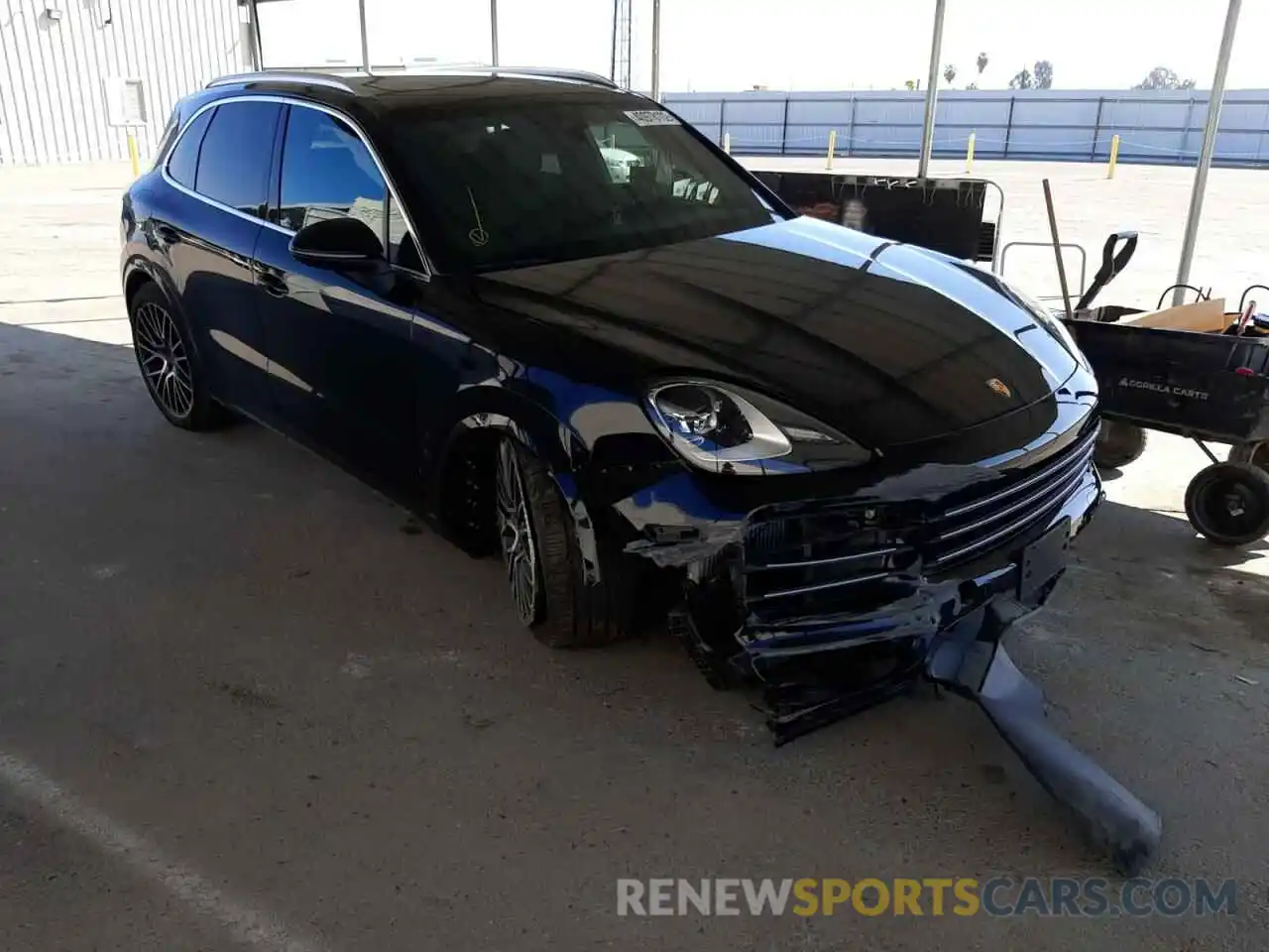 1 Photograph of a damaged car WP1AA2AY7KDA17910 PORSCHE CAYENNE 2019