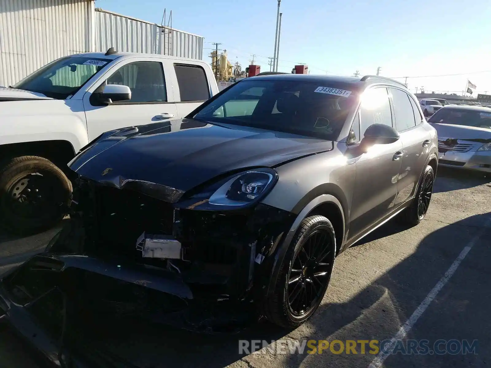 2 Photograph of a damaged car WP1AA2AY7KDA18832 PORSCHE CAYENNE 2019