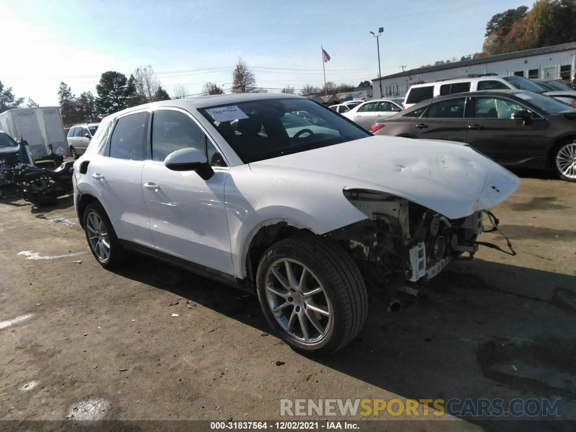 1 Photograph of a damaged car WP1AA2AY8KDA01733 PORSCHE CAYENNE 2019