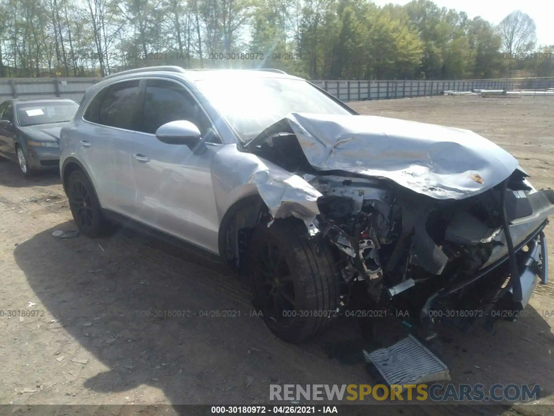 1 Photograph of a damaged car WP1AA2AY8KDA06091 PORSCHE CAYENNE 2019