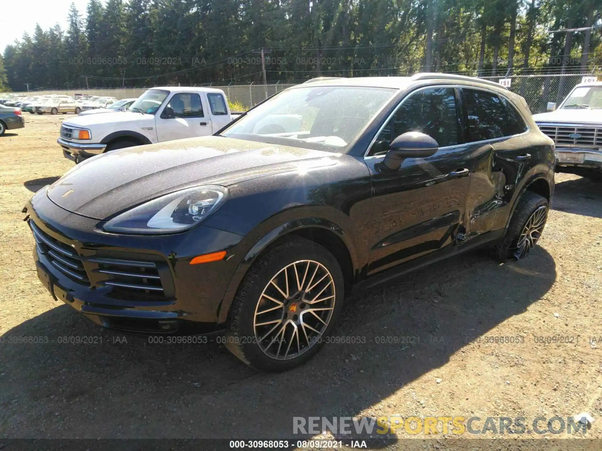 2 Photograph of a damaged car WP1AA2AY8KDA08312 PORSCHE CAYENNE 2019