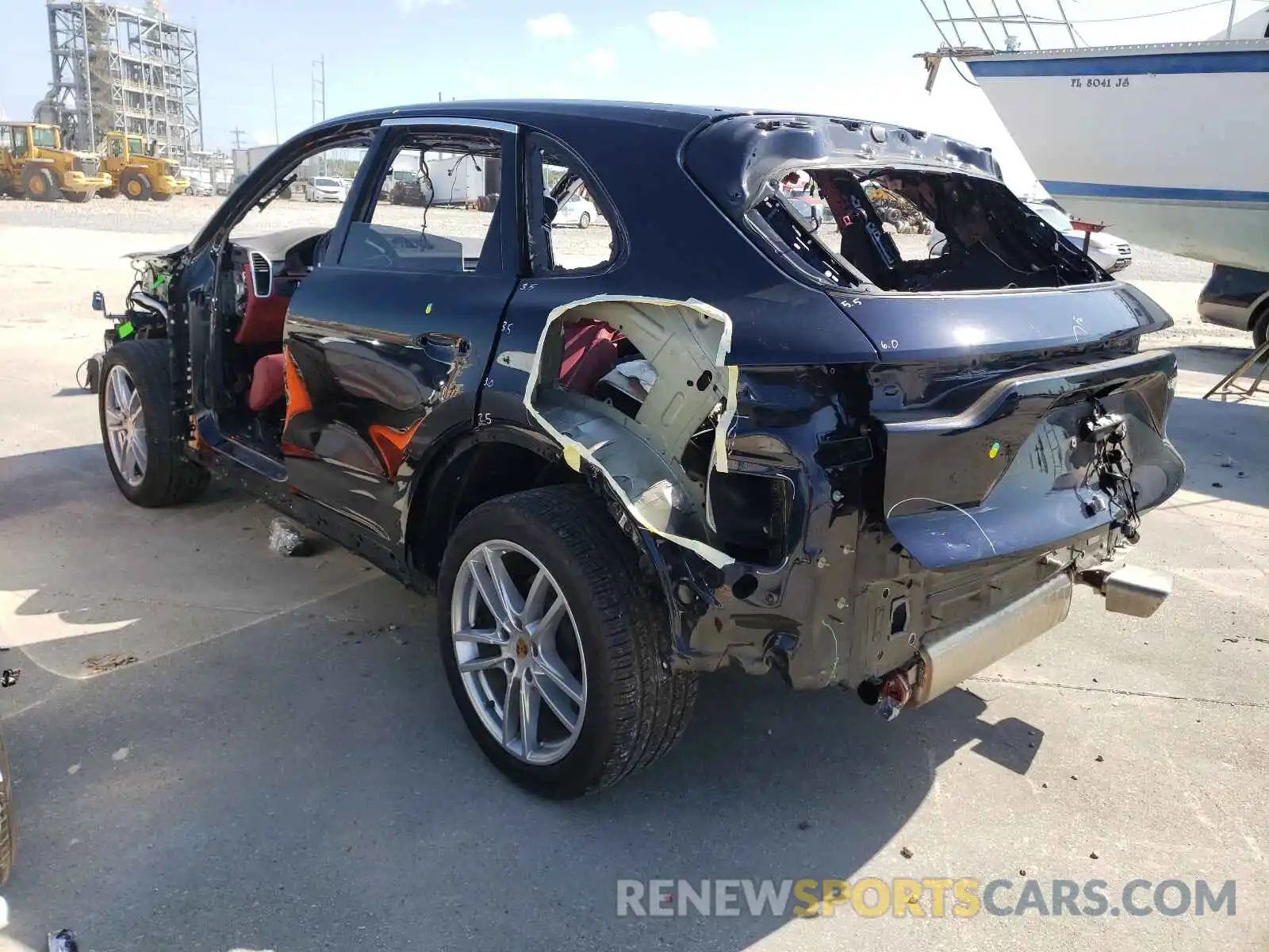 3 Photograph of a damaged car WP1AA2AY8KDA08424 PORSCHE CAYENNE 2019