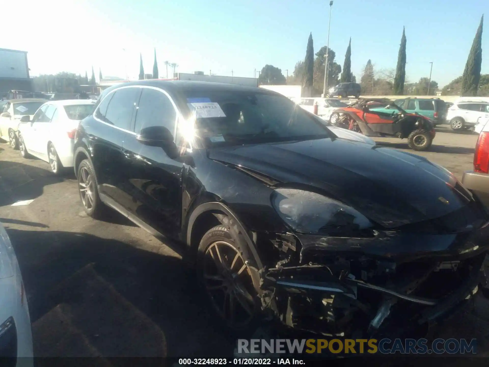 1 Photograph of a damaged car WP1AA2AY8KDA09248 PORSCHE CAYENNE 2019