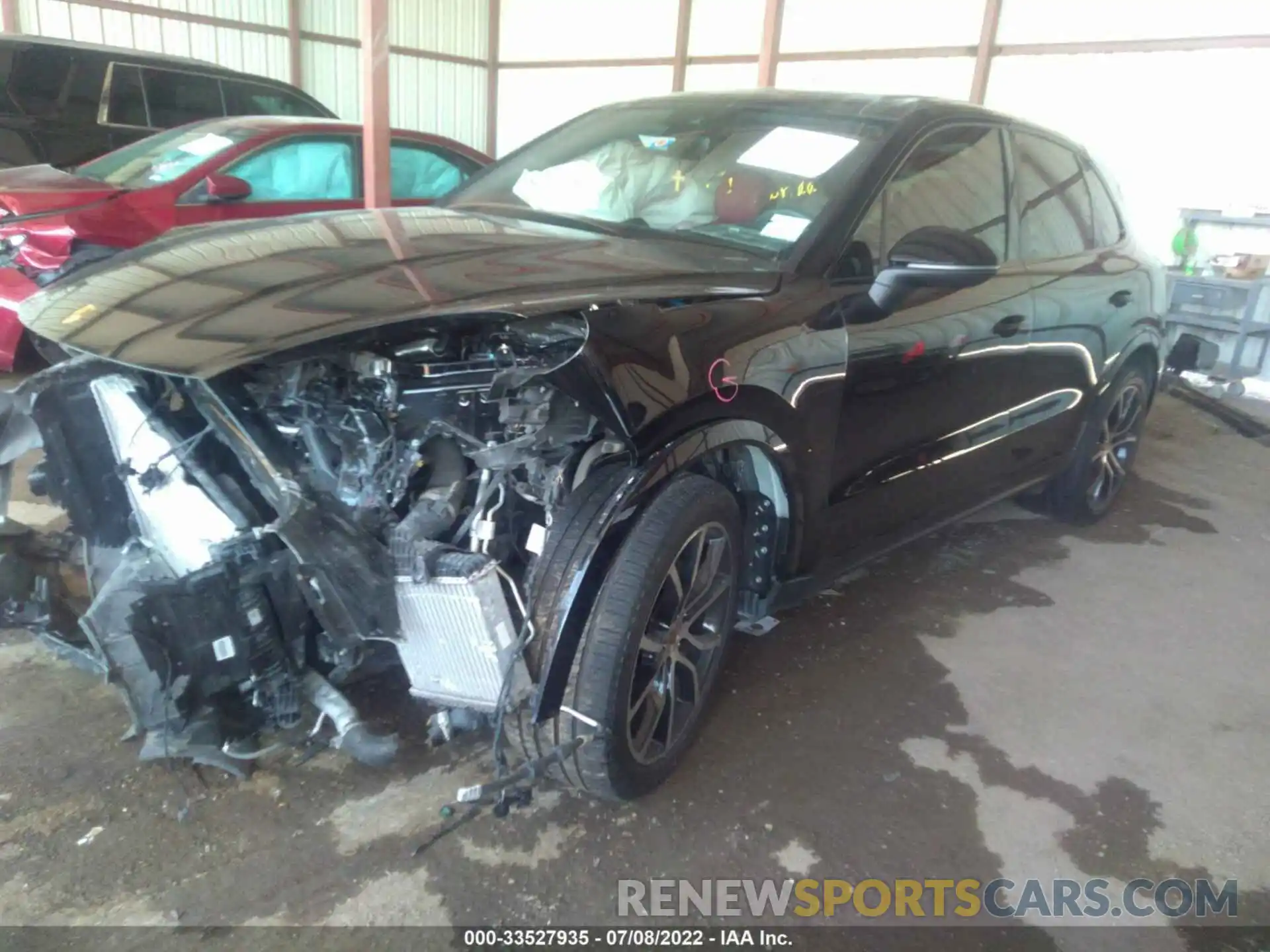 2 Photograph of a damaged car WP1AA2AY8KDA10920 PORSCHE CAYENNE 2019