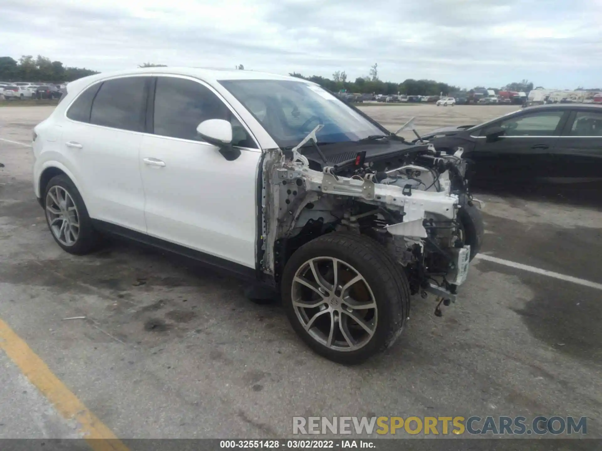 1 Photograph of a damaged car WP1AA2AY8KDA11758 PORSCHE CAYENNE 2019