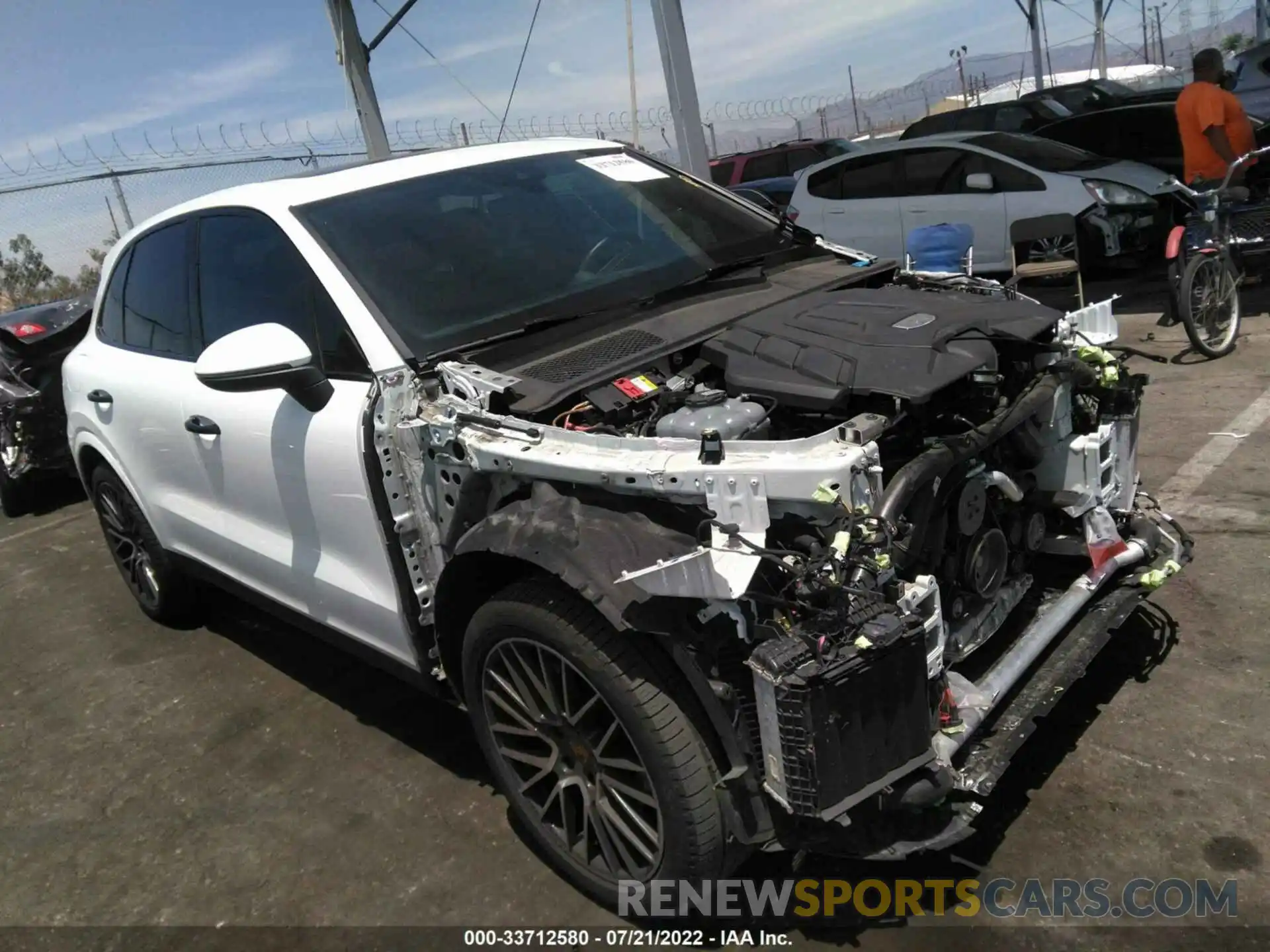 1 Photograph of a damaged car WP1AA2AY8KDA12974 PORSCHE CAYENNE 2019