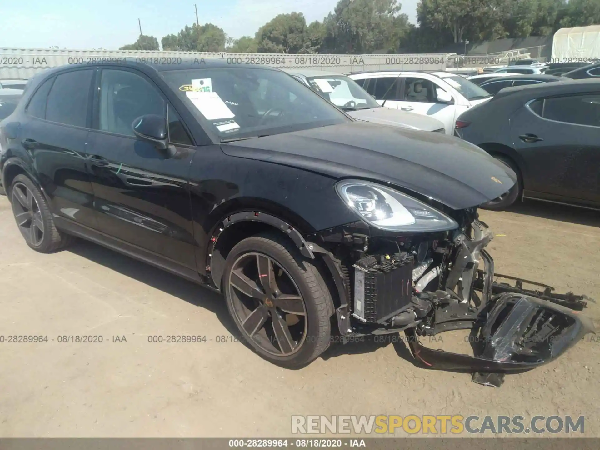 1 Photograph of a damaged car WP1AA2AY8KDA14188 PORSCHE CAYENNE 2019