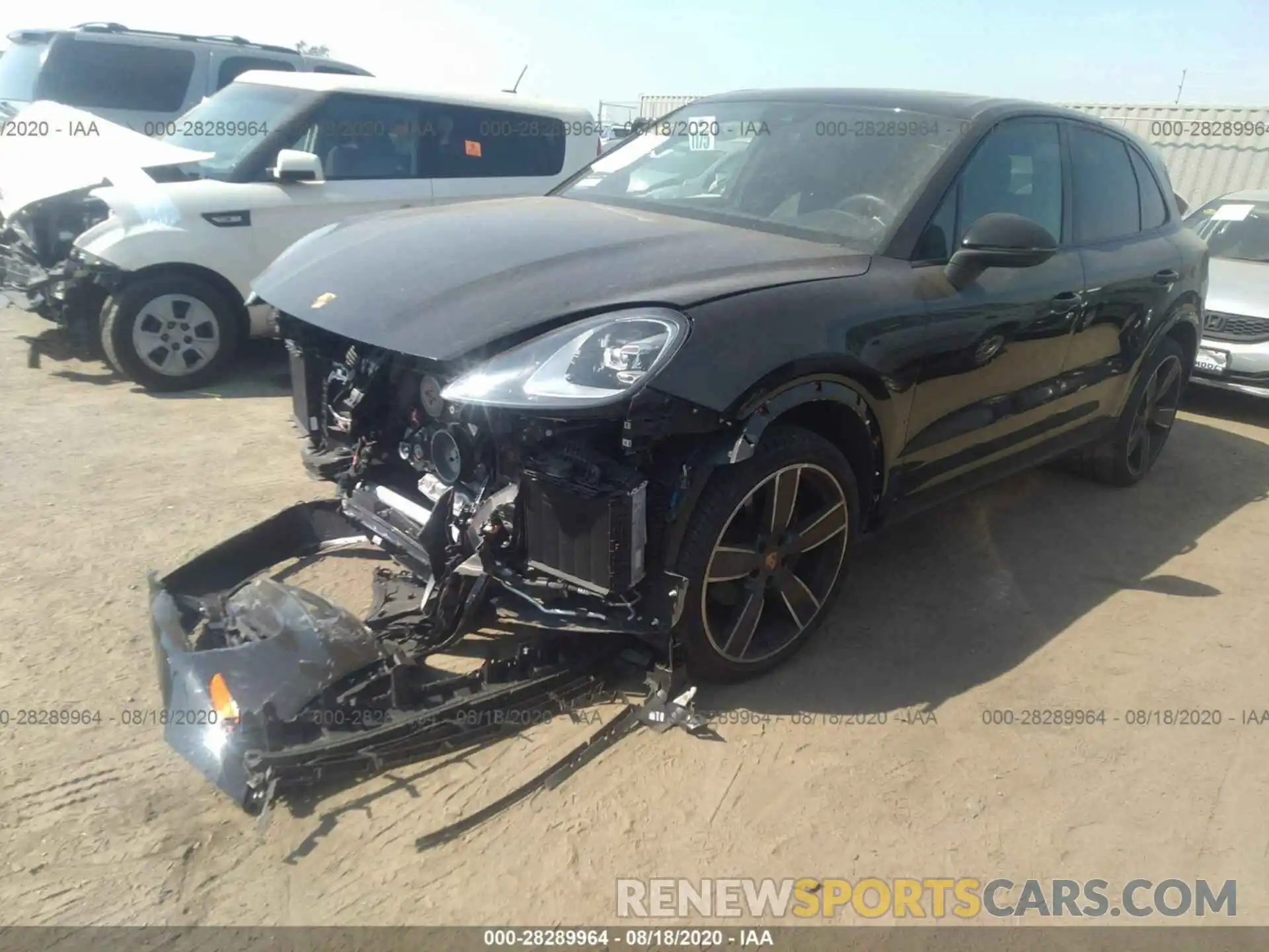 2 Фотография поврежденного автомобиля WP1AA2AY8KDA14188 PORSCHE CAYENNE 2019