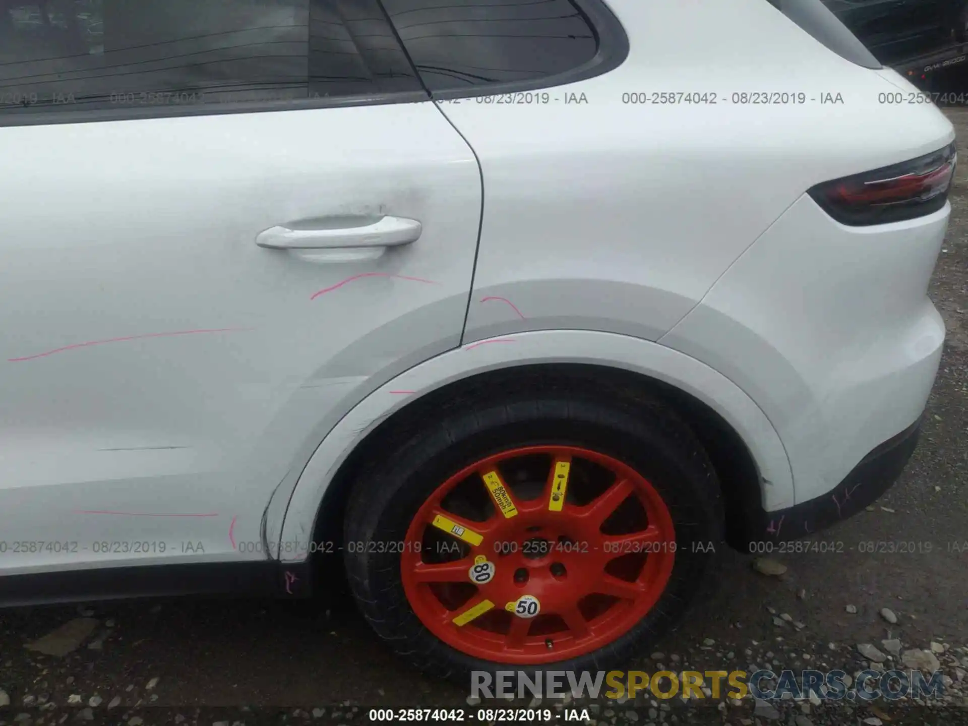 6 Фотография поврежденного автомобиля WP1AA2AY8KDA14675 PORSCHE CAYENNE 2019