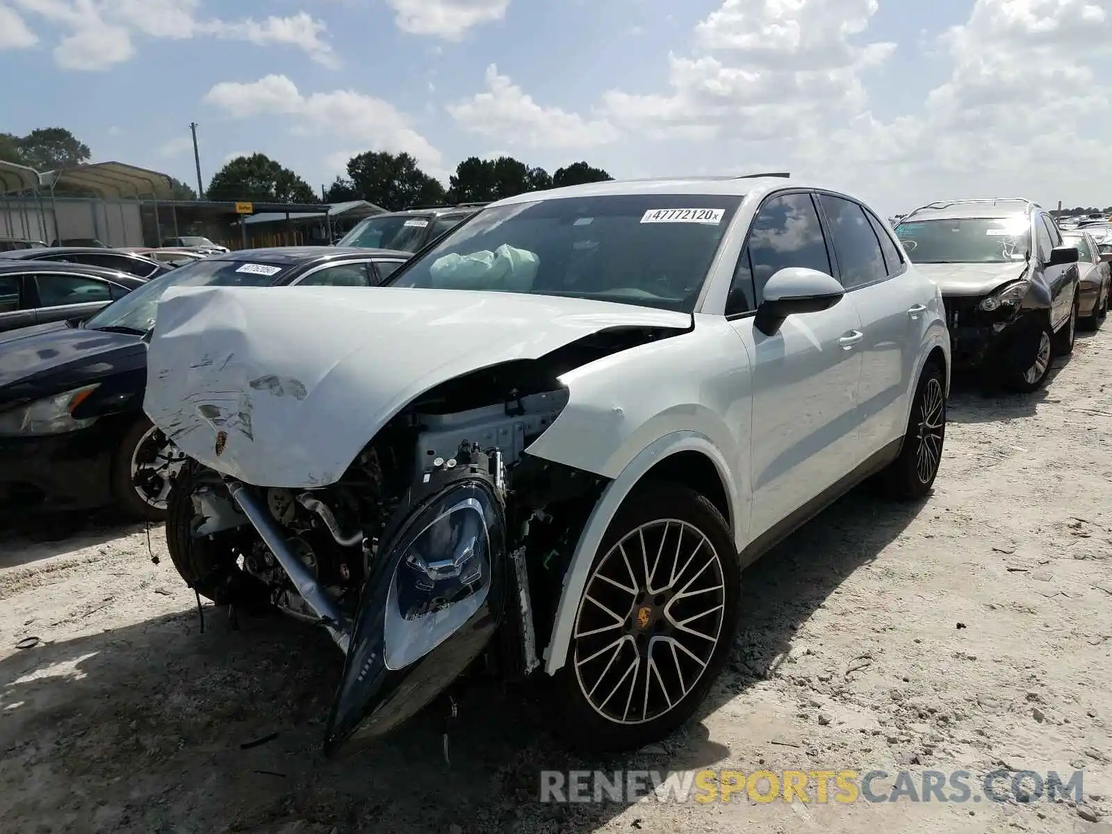 2 Photograph of a damaged car WP1AA2AY8KDA14997 PORSCHE CAYENNE 2019