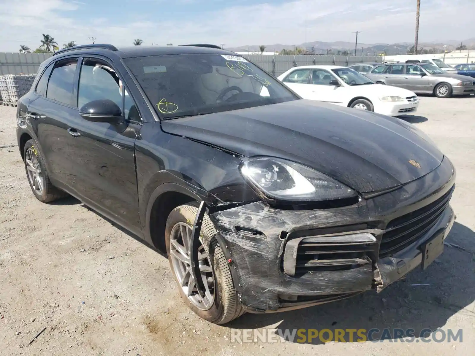 1 Photograph of a damaged car WP1AA2AY8KDA15647 PORSCHE CAYENNE 2019