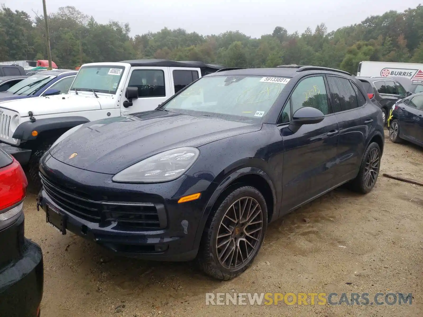 2 Фотография поврежденного автомобиля WP1AA2AY8KDA16068 PORSCHE CAYENNE 2019