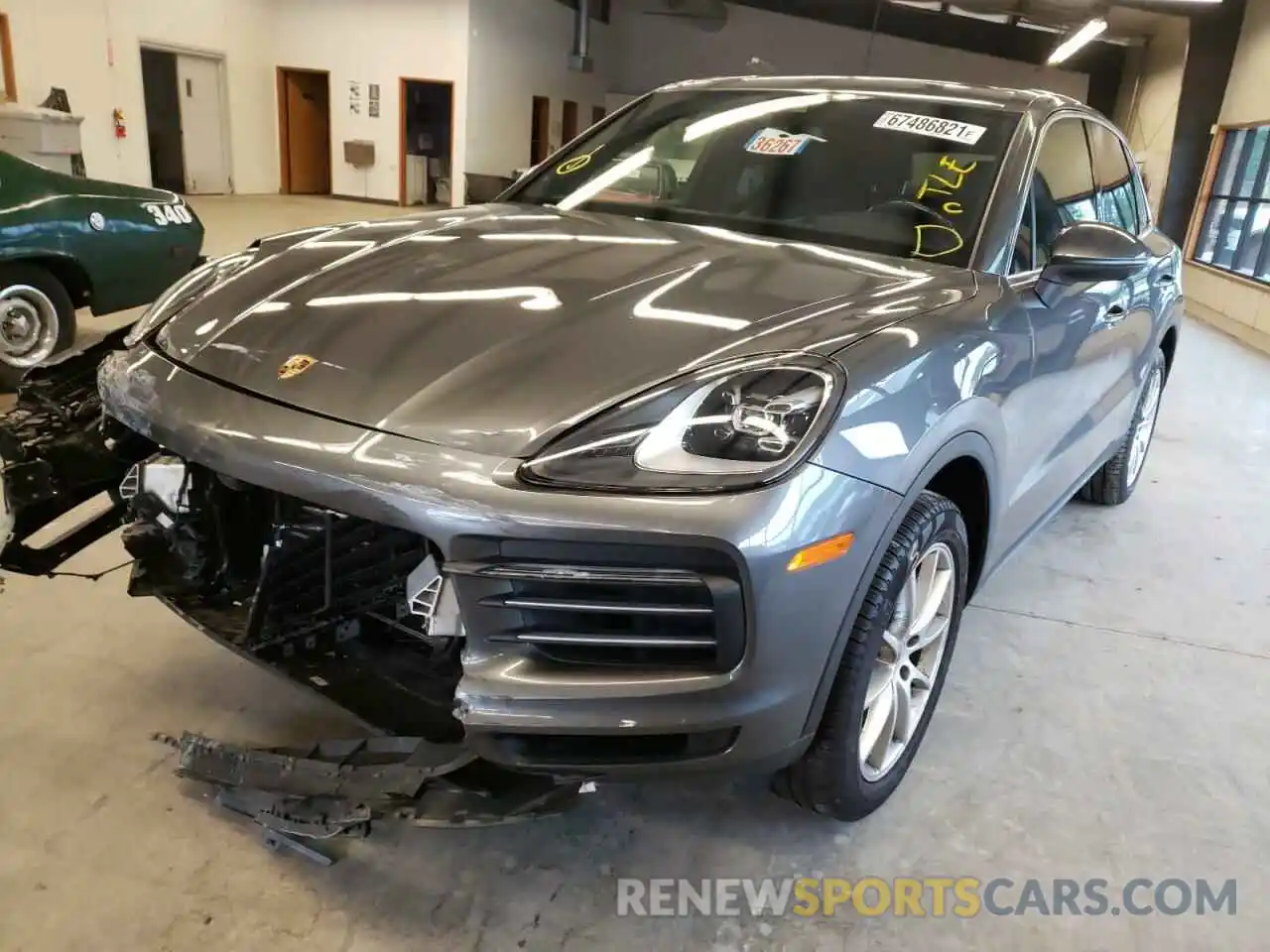 2 Photograph of a damaged car WP1AA2AY8KDA19424 PORSCHE CAYENNE 2019