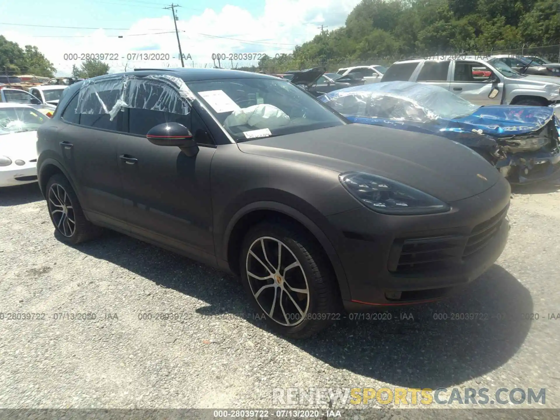 1 Photograph of a damaged car WP1AA2AY9KDA01062 PORSCHE CAYENNE 2019