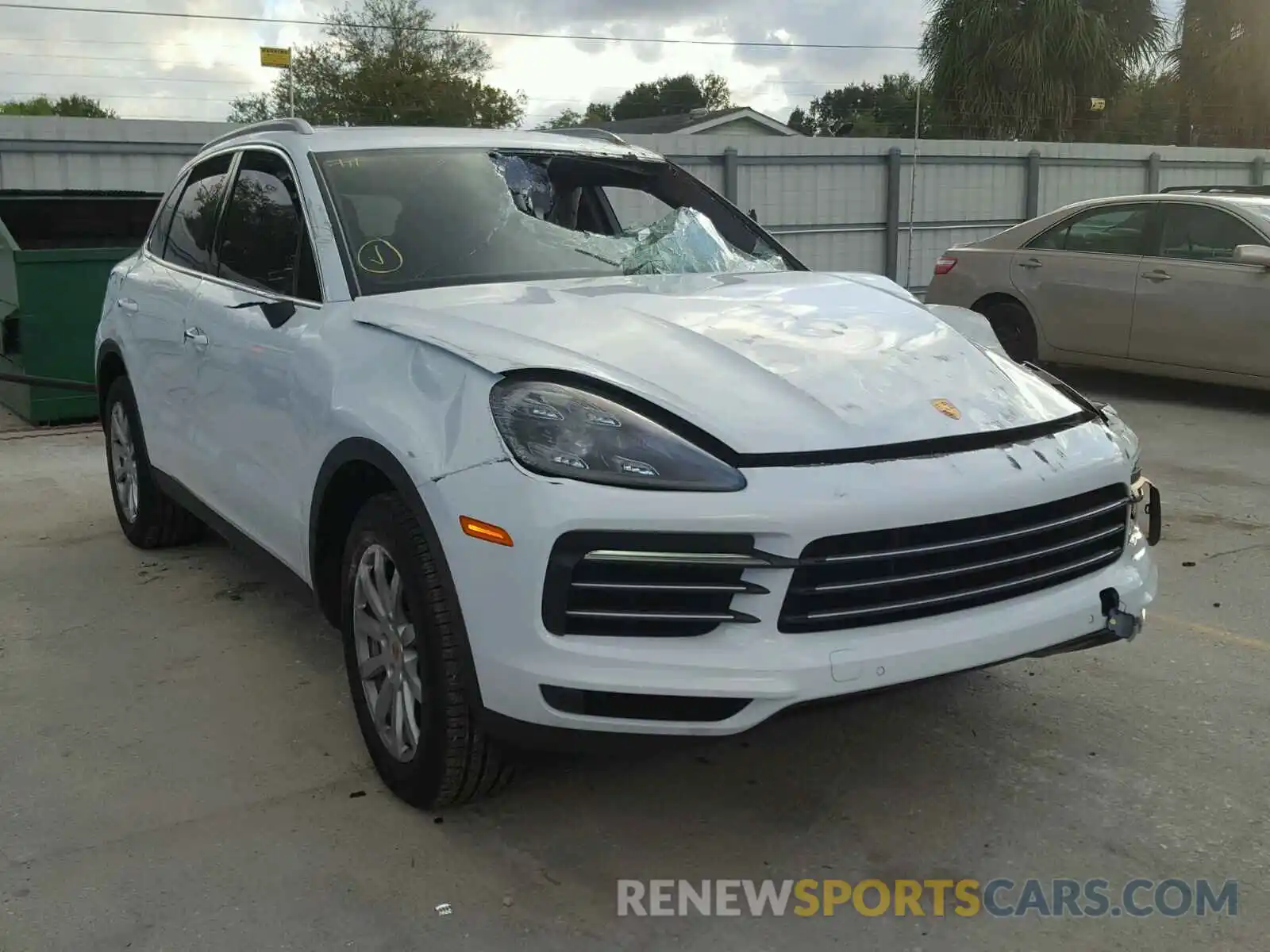 1 Photograph of a damaged car WP1AA2AY9KDA02437 PORSCHE CAYENNE 2019