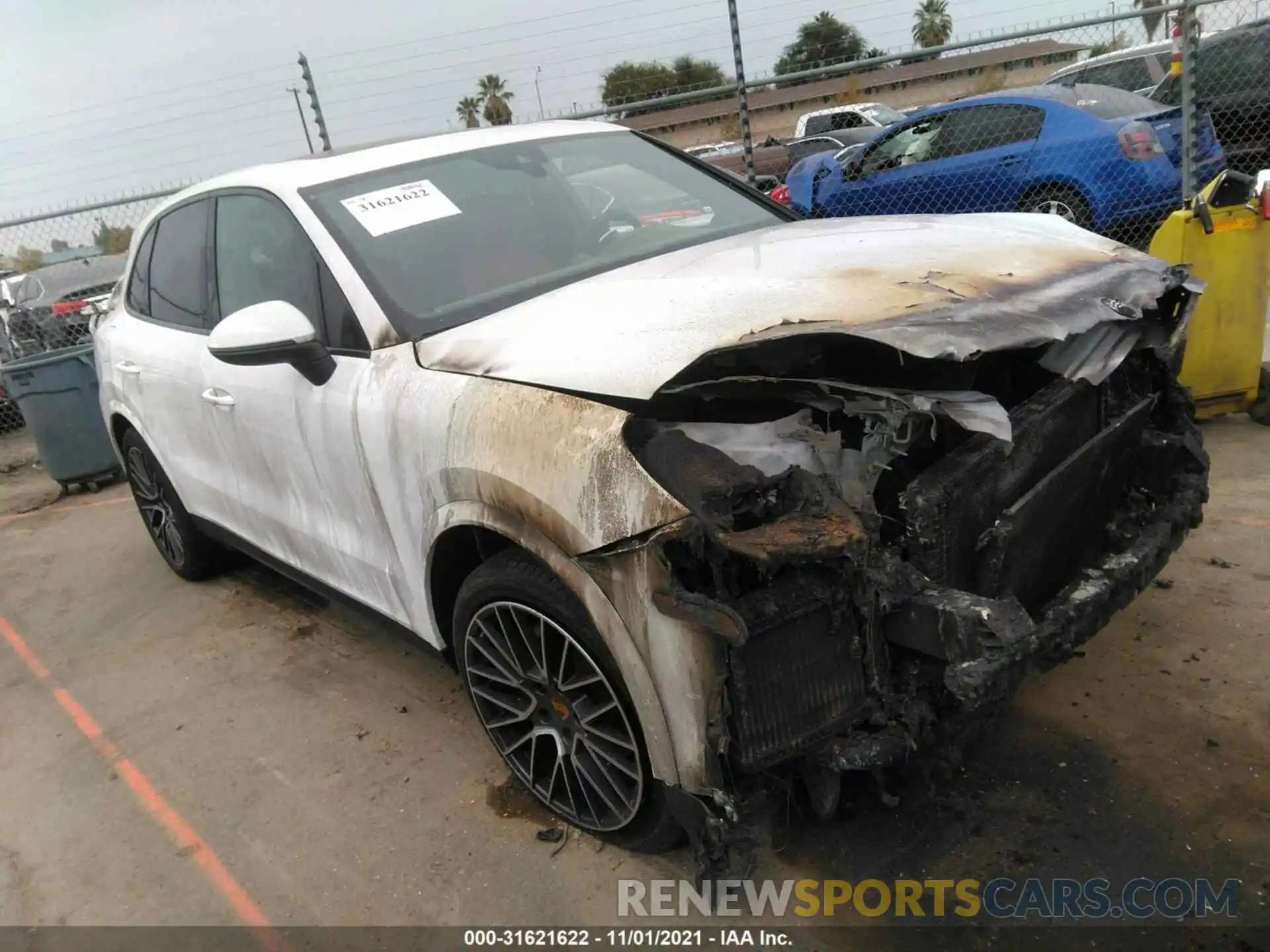 1 Photograph of a damaged car WP1AA2AY9KDA04334 PORSCHE CAYENNE 2019