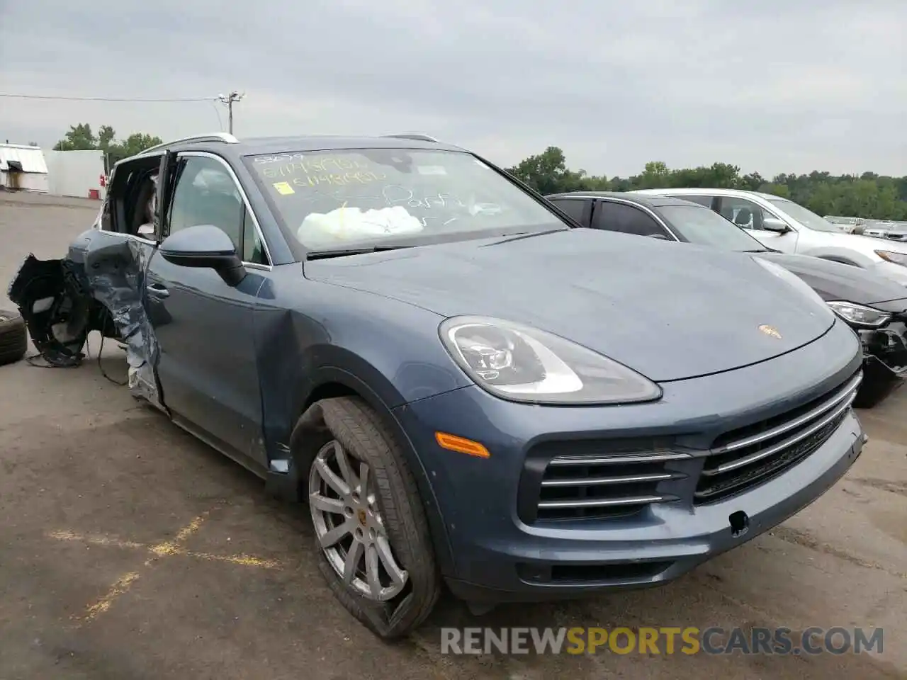 1 Photograph of a damaged car WP1AA2AY9KDA09288 PORSCHE CAYENNE 2019