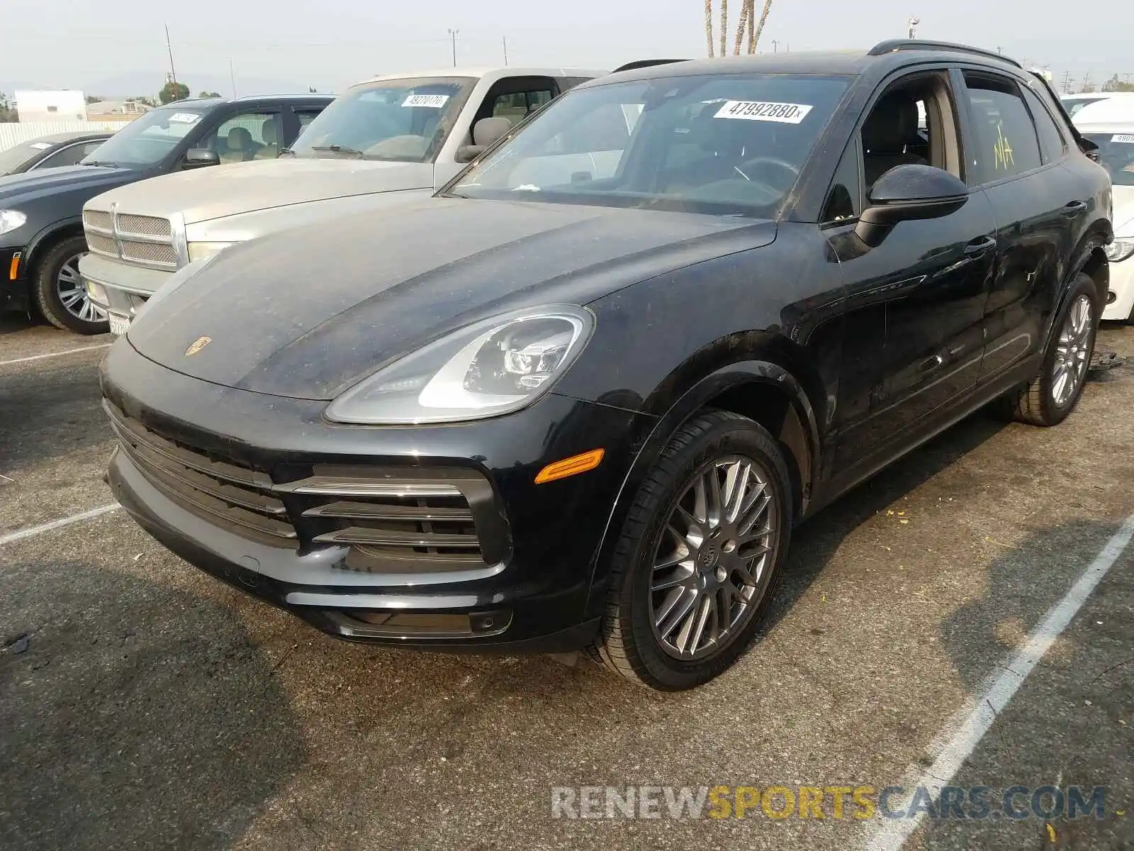 2 Фотография поврежденного автомобиля WP1AA2AY9KDA09307 PORSCHE CAYENNE 2019