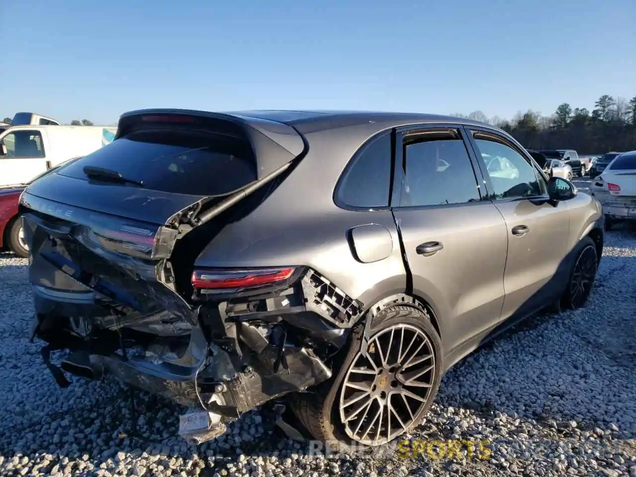 4 Photograph of a damaged car WP1AA2AY9KDA11591 PORSCHE CAYENNE 2019