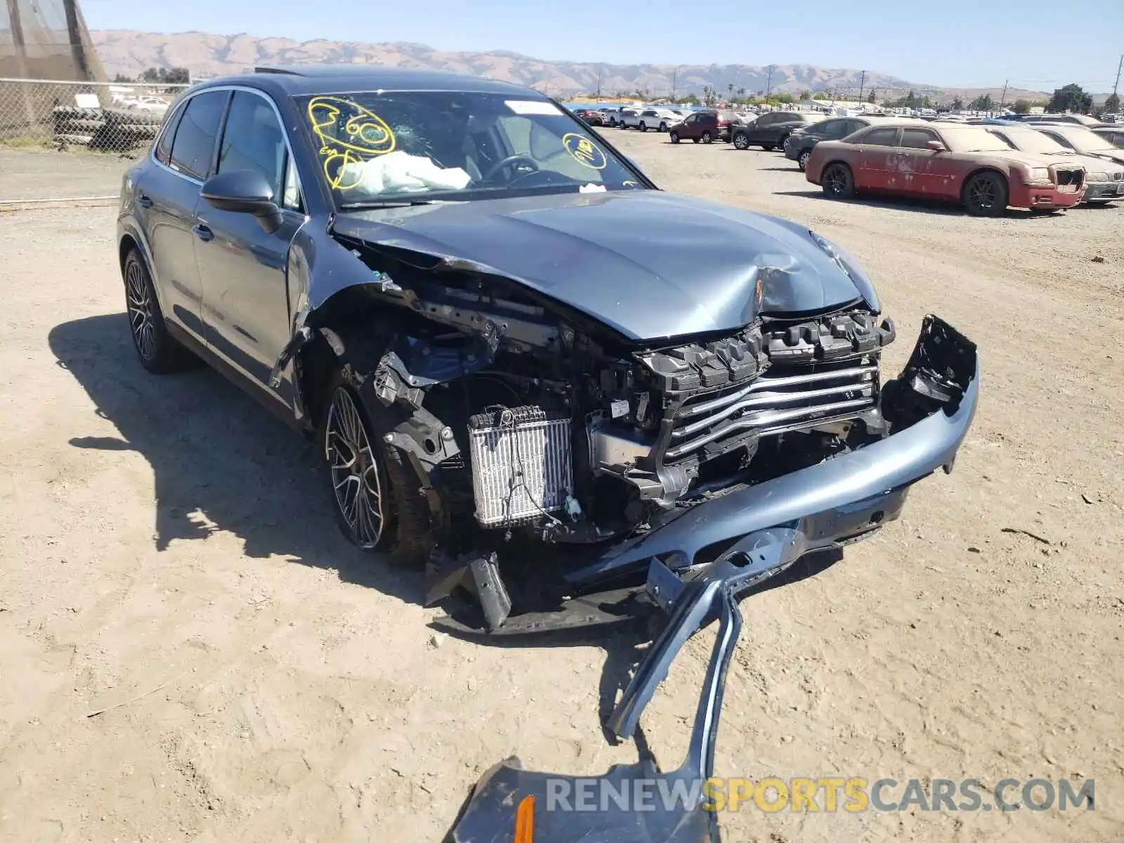 1 Photograph of a damaged car WP1AA2AY9KDA15236 PORSCHE CAYENNE 2019