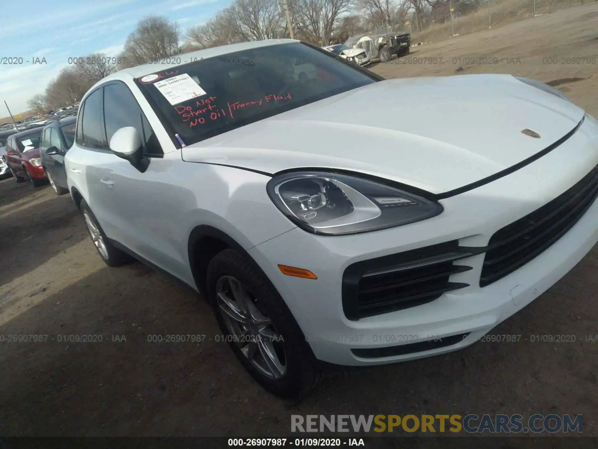 1 Photograph of a damaged car WP1AA2AY9KDA16676 PORSCHE CAYENNE 2019