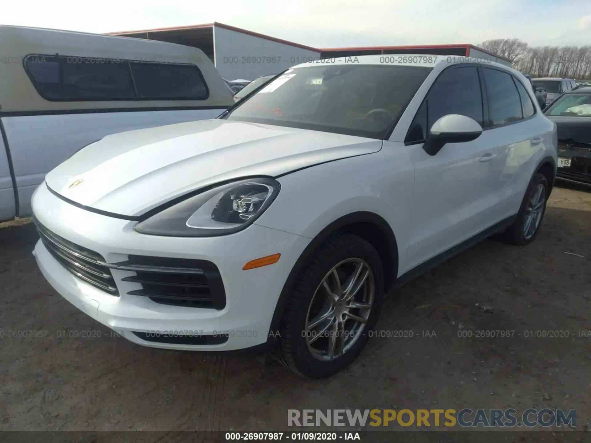 2 Фотография поврежденного автомобиля WP1AA2AY9KDA16676 PORSCHE CAYENNE 2019